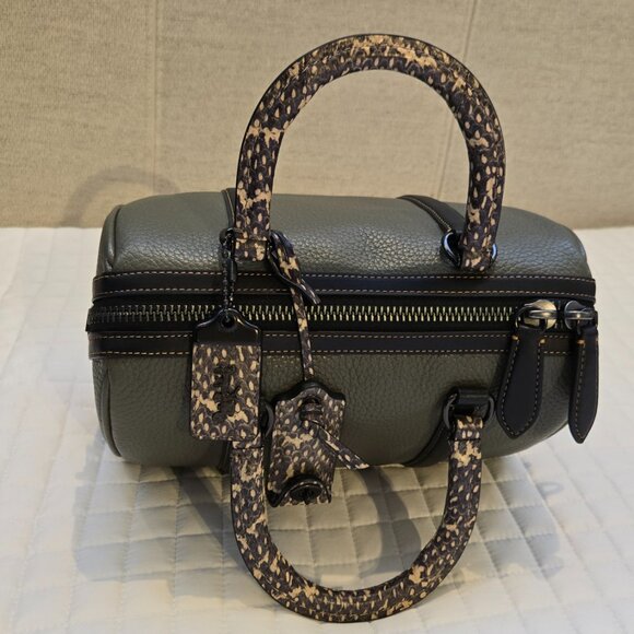 Coach Ruby Satchel 25 in Colorblock - Picture 8 of 16